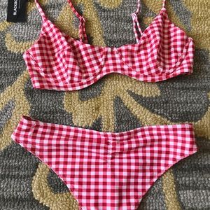 Black bough swim bottoms